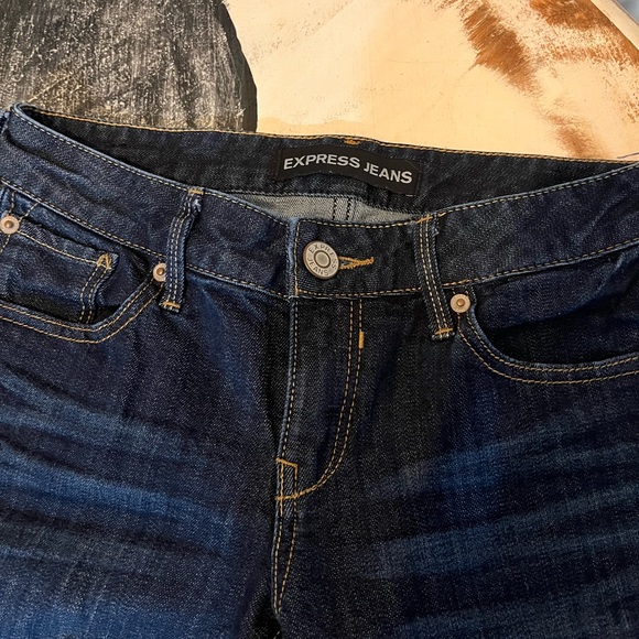 Express bootcut jeans size 0 perfect condition - Picture 3 of 4